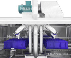 環(huán)速周轉筐清洗機-風(fēng)干烘干部分