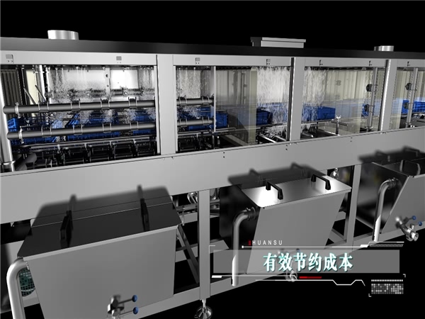 洗筐機，塑料筐清洗機，周轉箱清洗機高壓噴淋清洗機