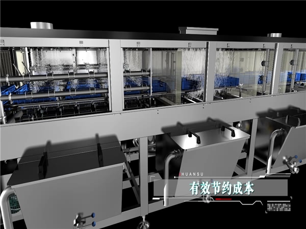 塑料筐清洗機，塑料盤(pán)清洗機，塑料周轉箱清洗機