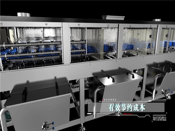 供應洗筐機，周轉箱清洗機，全自動(dòng)洗框設備，環(huán)速洗筐機價(jià)格