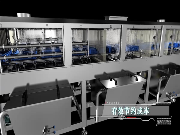 供應洗筐機，周轉箱清洗機，全自動(dòng)洗框設備，環(huán)速洗筐機價(jià)格